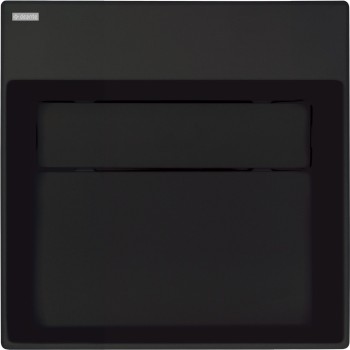 Vannas istabas izlietne Deante CORREO granīta uz virsmas NERO, 400x400mm Melna