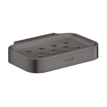 Ziepju trauks Axor Universal Circular ar turētāju, birstēts melns hroms 42805340