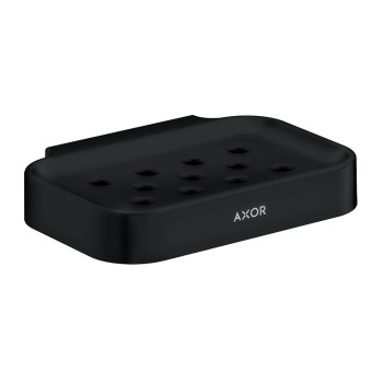 Ziepju trauks Axor Universal Circular ar turētāju, matēti melns 42805670