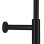 Kriaušės sifonas AXOR Flowstar S, matinė juoda 51305670