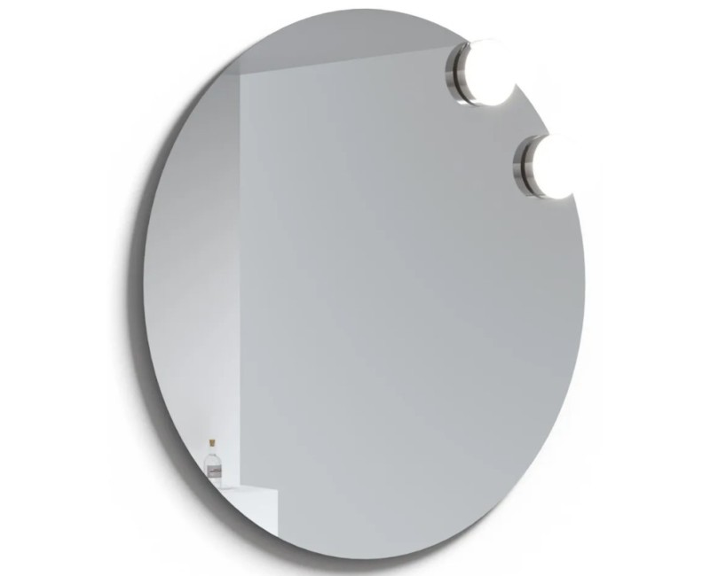 Spogulis Raguvos Baldai ECO ROUND 80cm ar 2 Solar apgaismojumu