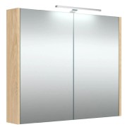 Spoguļskapītis Raguvos Baldai  Pure 80cm gaišs