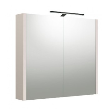 Spoguļskapītis Raguvos Baldai Urban 80 ar LED apgaismojumu grey cashmere