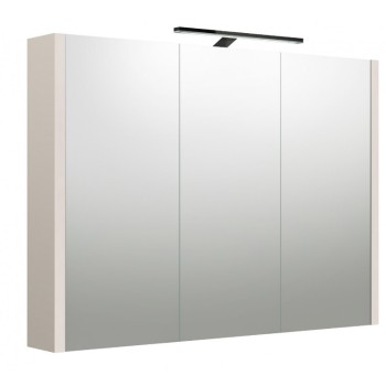 Spoguļskapītis Raguvos Baldai Urban 100 ar LED apgaismojumu grey cashmere
