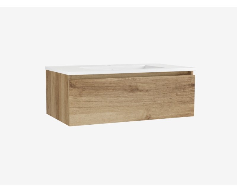 Vannas istabas skapītis OZE HARMONIE (bez izlietnes) 800mm Golden Oak