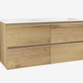 Vannas istabas skapītis ar izlietni OZE COME 1200mm Golden Oak