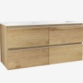 Vannas istabas skapītis ar izlietni OZE COME 1400mm Golden Oak