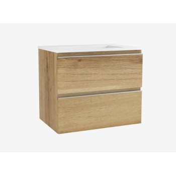 Vannas istabas skapītis OZE ar izlietni COME 700mm Golden Oak