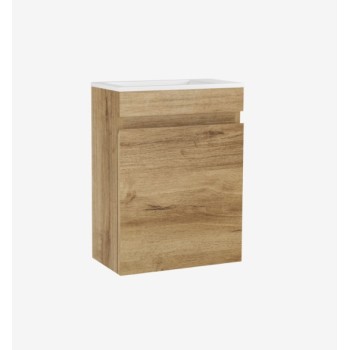 Vannas istabas skapītis OZE ar izlietni Deko 400mm Golden Oak