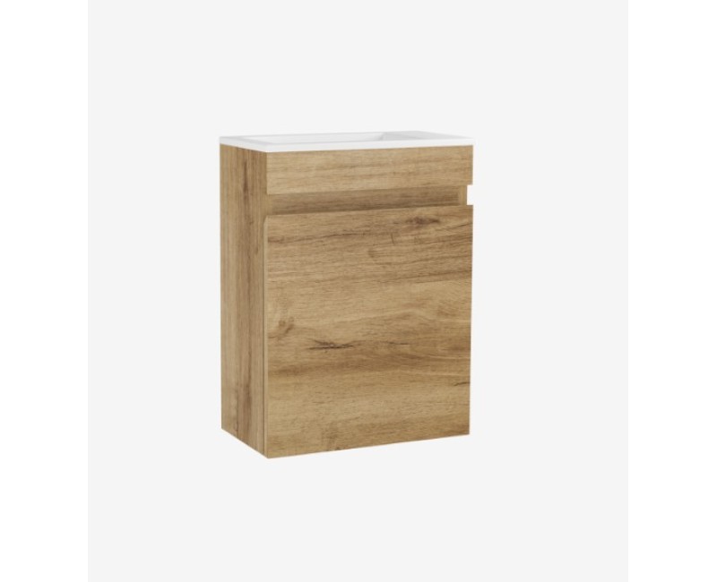 Шкафчик с раковиной OZE Deko 400мм Дуб Золотой Golden Oak