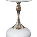 Galdiņš Dizain  Portobello – balts ar zelta akcentu (54 cm)_HD0387
