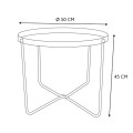 Galdiņš Metāla Ø 50 cm_HD0203