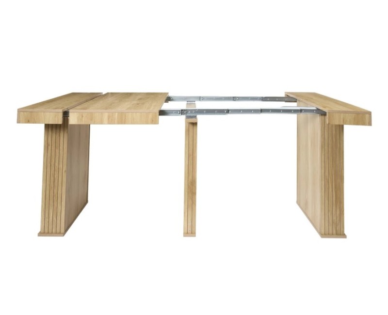 Galds / Konsole Izvelkamais “Klaus” 90–235 cm – koka dizains (MDF)_HD7755