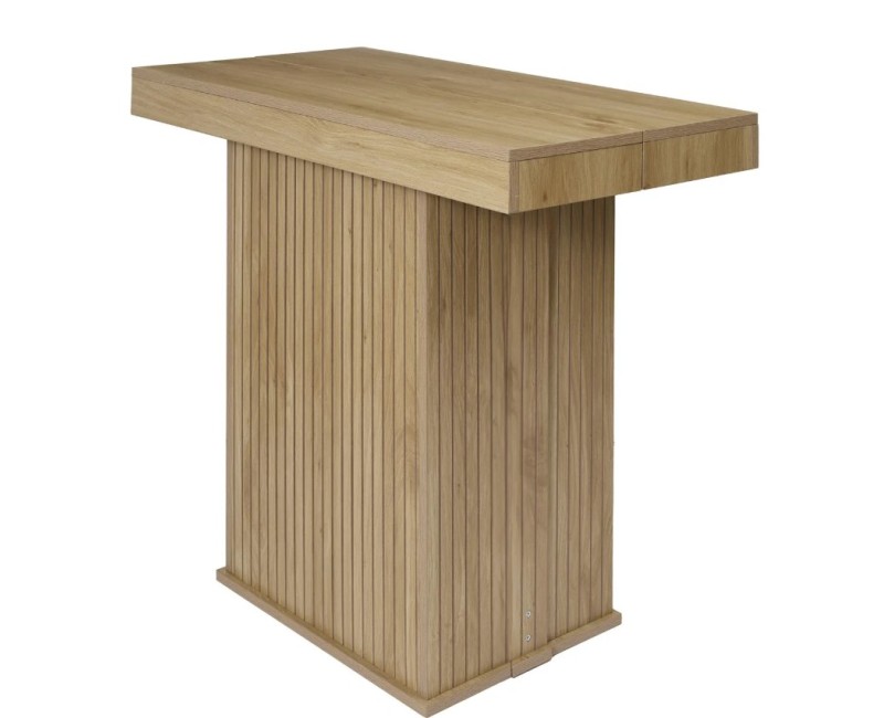 Galds / Konsole Izvelkamais “Klaus” 90–235 cm – koka dizains (MDF)_HD7755
