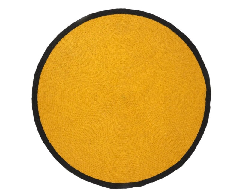 Paklājs Apaļš “Mustard Yellow” – Ø 120 cm TX9048