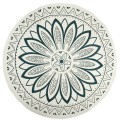 Paklājs Apaļš ar mandalas rakstu Ø 90 cm_TXO0019