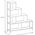 Plaukts Metāla kāpņu H146cm HD0082