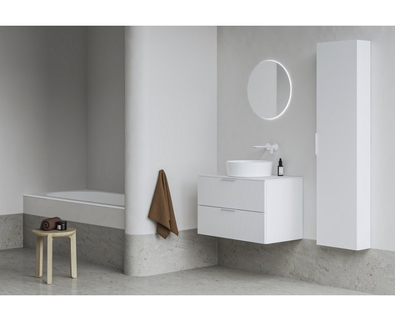 Augstais skapis Ravak SB Comfort 400 (bez roktura) Balts
