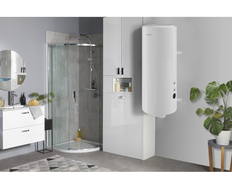 Kombinuotas vandens šildytuvas (Boileris) ATLANTIC COMBI STEATITE DS VM100L V (864047) 2.4kW sausas šildymo elementas