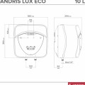 Водонагреватель (бойлер) ARISTON ANDRIS LUX ECO 10U/5 EU под мойку 10л (3100346)