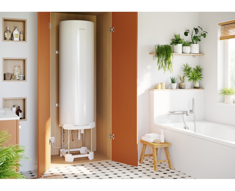 Ūdens sildītājs (Boileris) ATLANTIC STEATITE Central Domestic VS 200MC  200L grīdas 3.0kW,230/380V,ar sauso Sildelementu 882156
