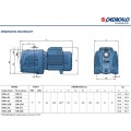 Водяной насос с Гидрофором Pedrollo JSWM2CX-24CL (0,75 кВт ~230 В)