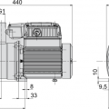 Ūdens apgādes sūknis Calapeda  META Daudzpakāpju 1.35kW 230V