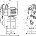 Насос с гидрофоромWilo HWJ 204-20H 1.1kW 230V (2549381)