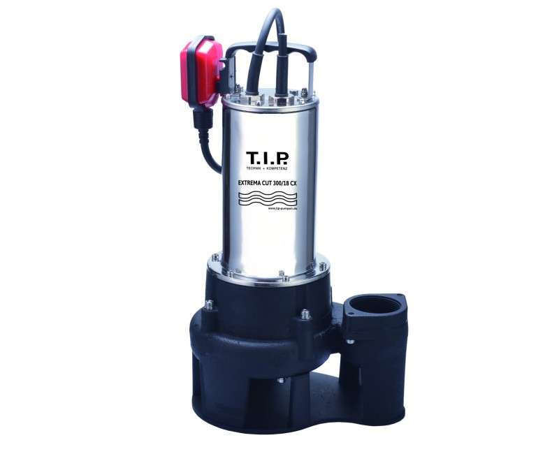 Iegremdējamais (Drenāžas) sūknis T.I.P. Pumpen Extrema CUT 300/18 CX 2,0kW 230V 50Hz ar griezēju