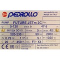 Ūdens apgādes sūknis Pedrollo FUTURA JET2C (0,75kW ~220V)