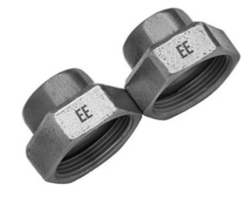 Sūkņa pieslēguzgriežņi EE i-i 1 1/4"x2'' čuguna,pāris