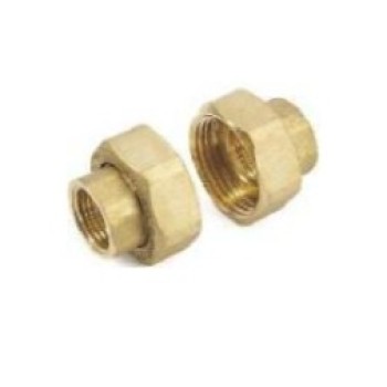 Sūkņa pieslēguzgriežņi General Fittings  i-i 3/4"x1 1/4" bronza,pāris