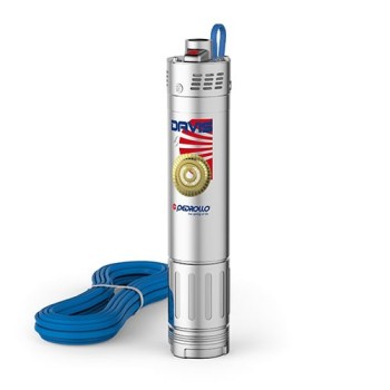 Dziļurbuma sūknis Pedrollo ar monobloku tīram ūdenim  DAVIS (0,75kW ~230V) 23