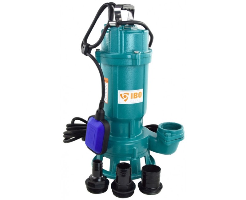 Iegremdējamais Ūdens Sūknis IBO F1100 (1.1kW ~230V) ar smalcinātāju 16FKPF1100