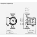 Cirkuliacinis siurblys Ceva SXR 25/60A -180 230V (16CIRK) A klasė, AUTO