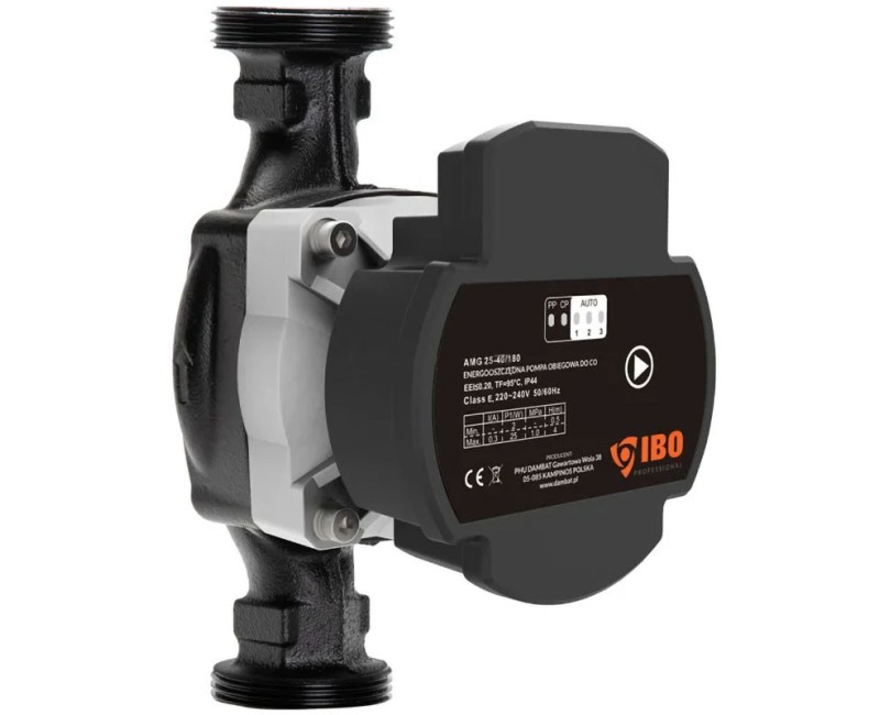 Cirkulācijas sūknis IBO AMG 25-80/180 ar vadu