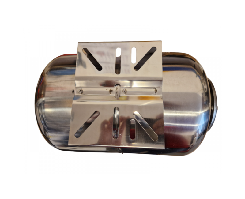 Hidrofors (Spiedkatls) Ceva 24L nerūsējošs tērauds  horizontāls (YHS-24 Inox)