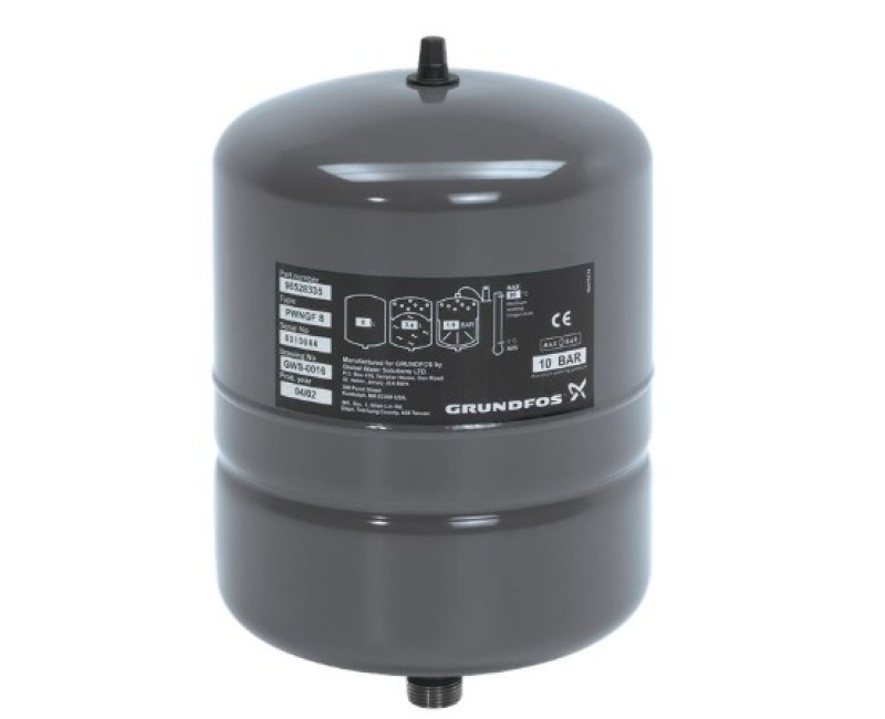 Hidrofors (Spaudimo katilas) Grundfos GT-H 8V 3/4