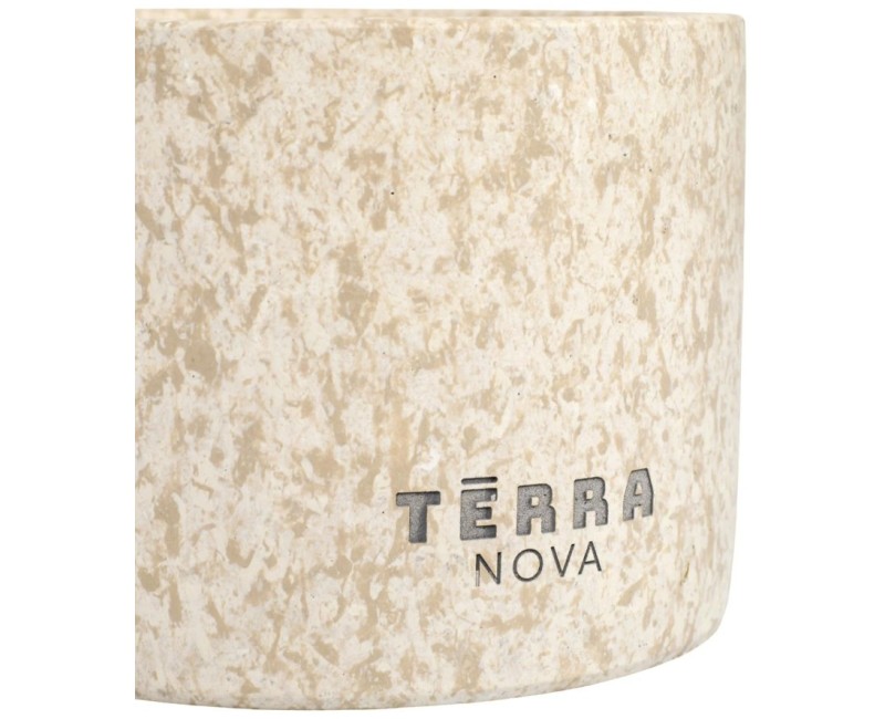 Aromātiskā svece “Leopard” stikla vāzē 16 cm – Ambra