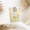 Aromātiskā svece “Leopard” stikla vāzē 16 cm – Pūderīgs aromāts BO0203 P