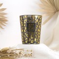 Aromātiskā svece “Leopard” stikla vāzē 16 cm – Sandalkoks