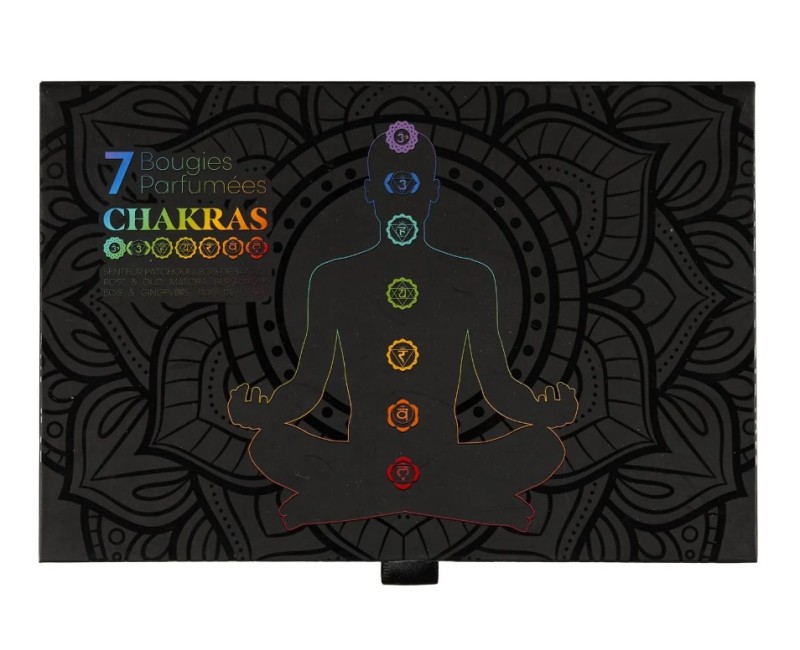 Aromātisko sveču komplekts “Chakras” – Enerģijas līdzsvaram un harmonijai