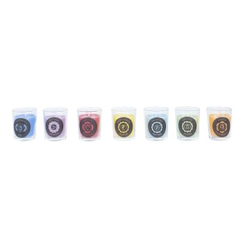 Aromātisko sveču komplekts “Chakras” – Enerģijas līdzsvaram un harmonijai BO0106