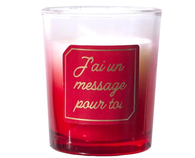 Aromātisko sveču komplekts Romantiska “AMOUR” – dāvanu kaste ar mīlestības vēstījumiem