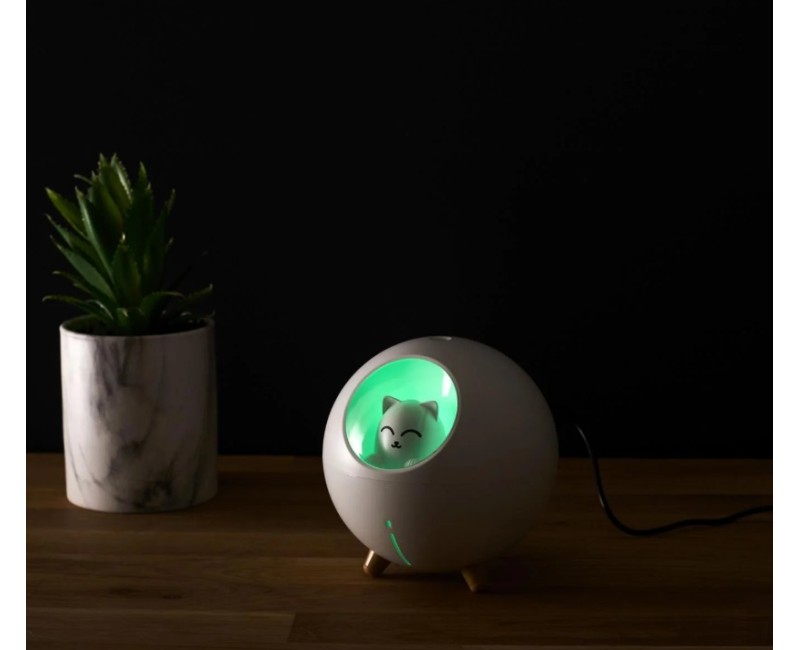 Aromātu difuzors LED Kaķītis