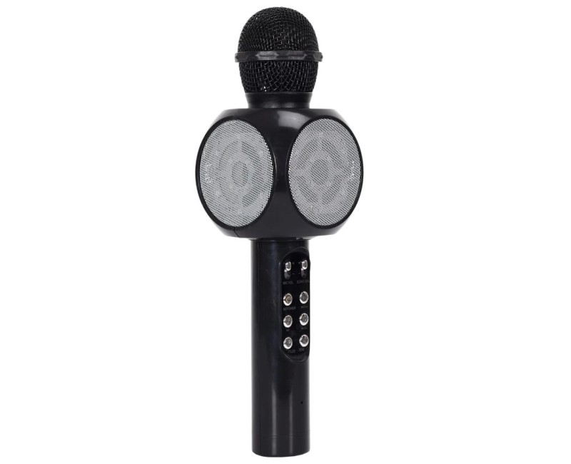 Bezvadu karaoke mikrofons ar LED gaismām HT2235