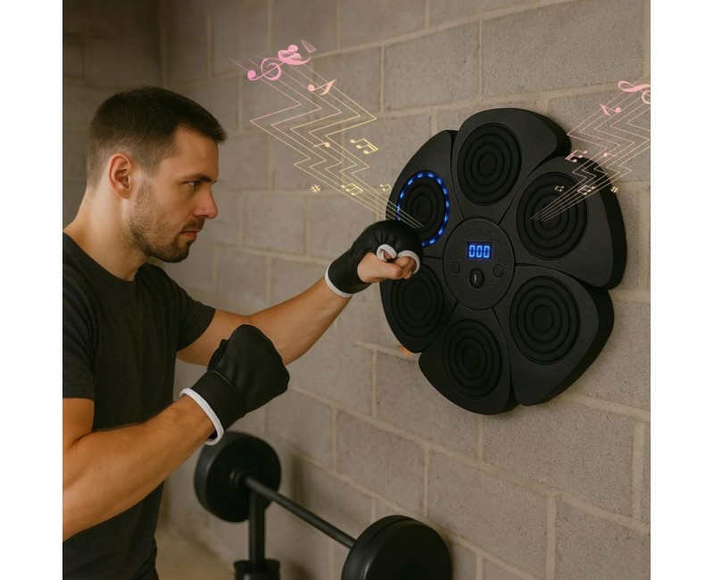 Boksa treniņu mērķis ar Bluetooth skaļruni un LED apgaismojumu MG3712