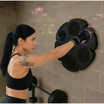Boksa treniņu mērķis ar Bluetooth skaļruni un LED apgaismojumu MG3712