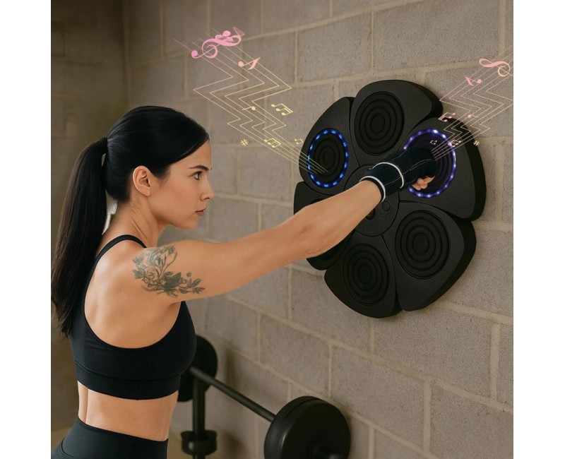 Boksa treniņu mērķis ar Bluetooth skaļruni un LED apgaismojumu MG3712