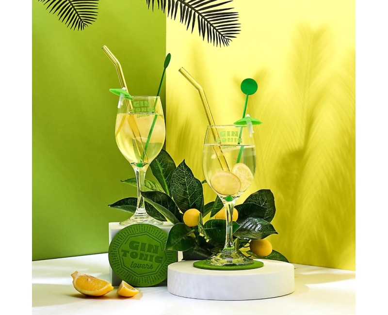 Dāvanu komplekts “Gin Tonic lovers” – glāzes un aksesuāri gin tonic baudīšanai KV7410